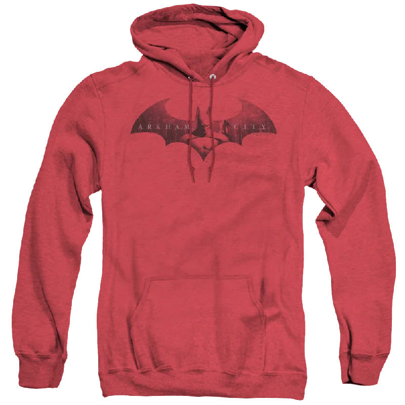 Batman Arkham City In The City - Heather Pullover Hoodie
