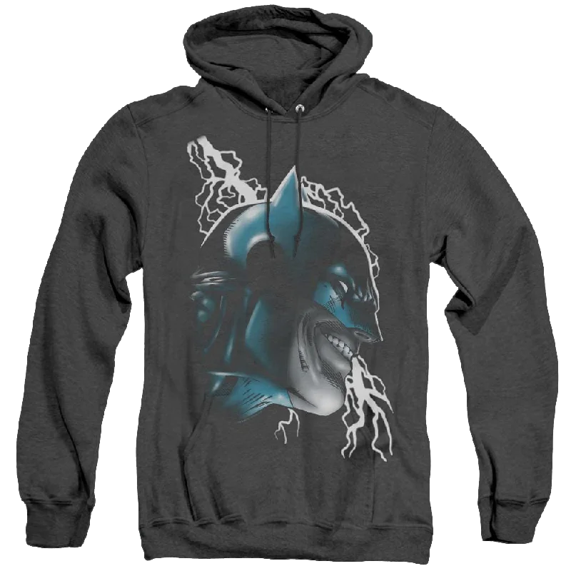 Dc Batman Crazy Grin - Heather Pullover Hoodie