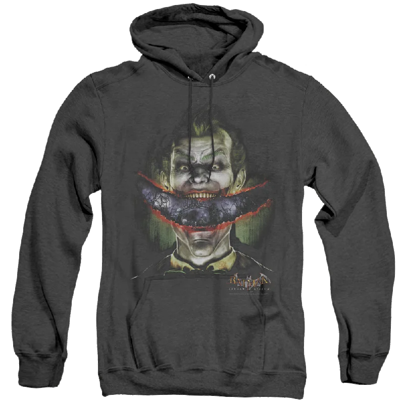 Batman Arkham Asylum Crazy Lips - Heather Pullover Hoodie