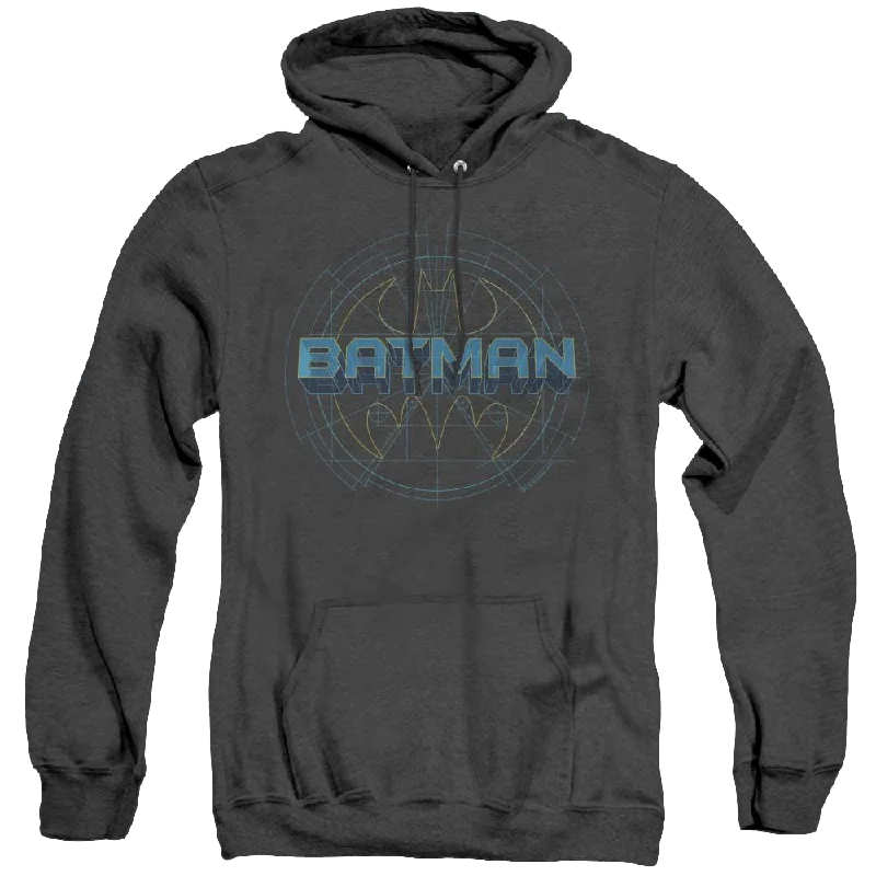 Dc Batman Bat Tech Logo - Heather Pullover Hoodie