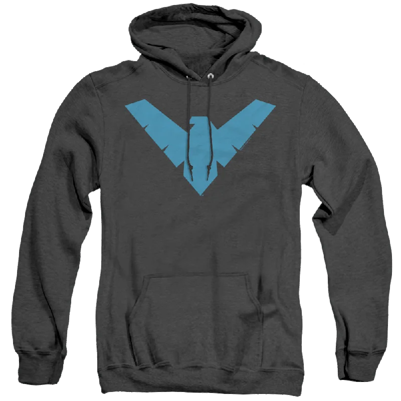 Nightwing Nightwing Symbol - Heather Pullover Hoodie