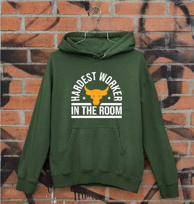 Hardest Worker In the Room Gym Unisex Hoodie for Men/Women