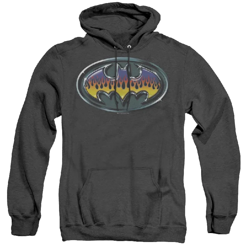 Dc Batman Hot Rod Shield - Heather Pullover Hoodie
