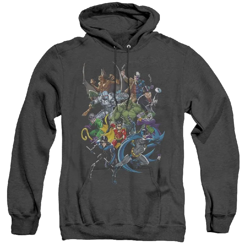 Dc Batman Saints And Psychos - Heather Pullover Hoodie