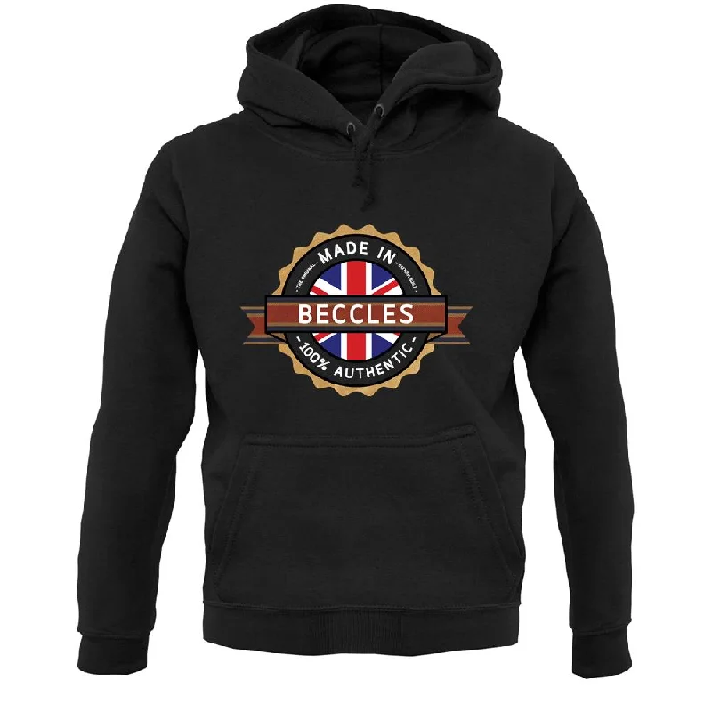 Made In Beccles 100% Authentic Unisex Hoodie