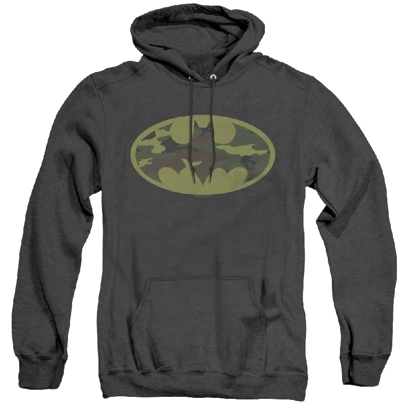 Dc Batman Camo Logo - Heather Pullover Hoodie