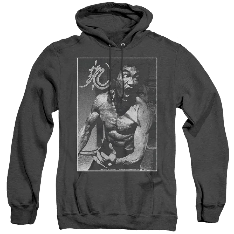 Bruce Lee Focused Rage - Heather Pullover Hoodie