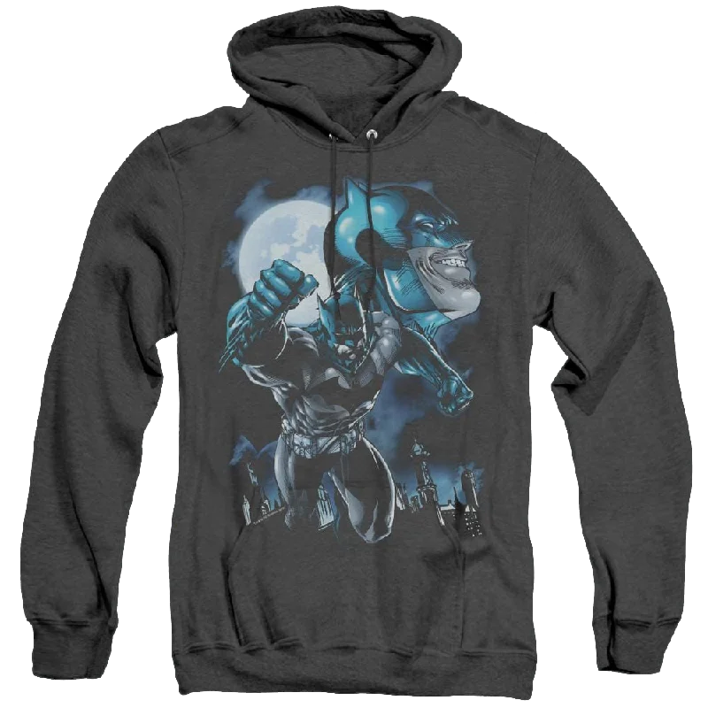 Dc Batman Moonlight Bat - Heather Pullover Hoodie