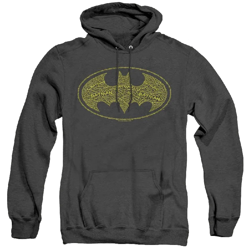 Dc Batman Type Logo - Heather Pullover Hoodie