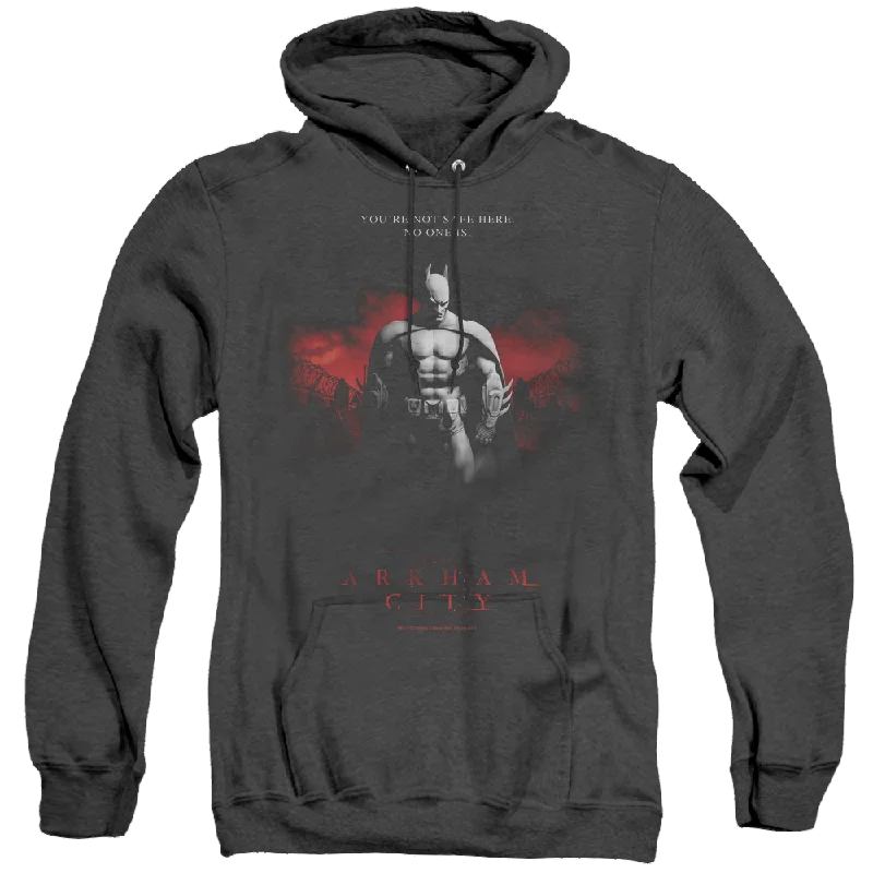 Batman Arkham City Standing Strong - Heather Pullover Hoodie