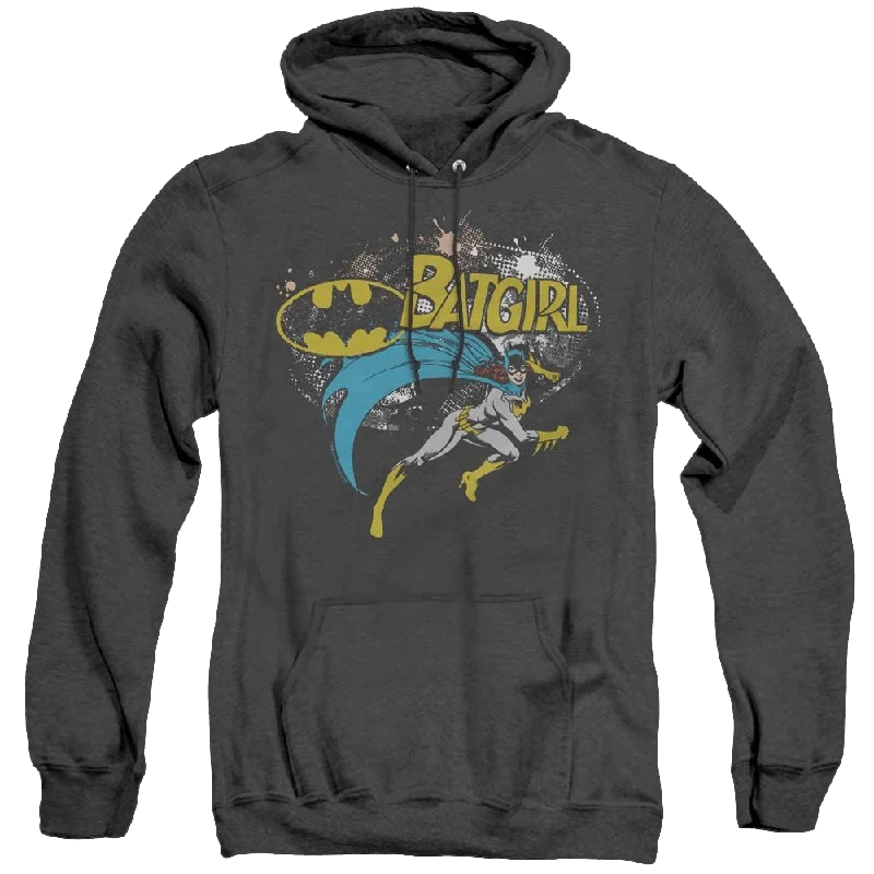 Dc Batman Batgirl Halftone - Heather Pullover Hoodie