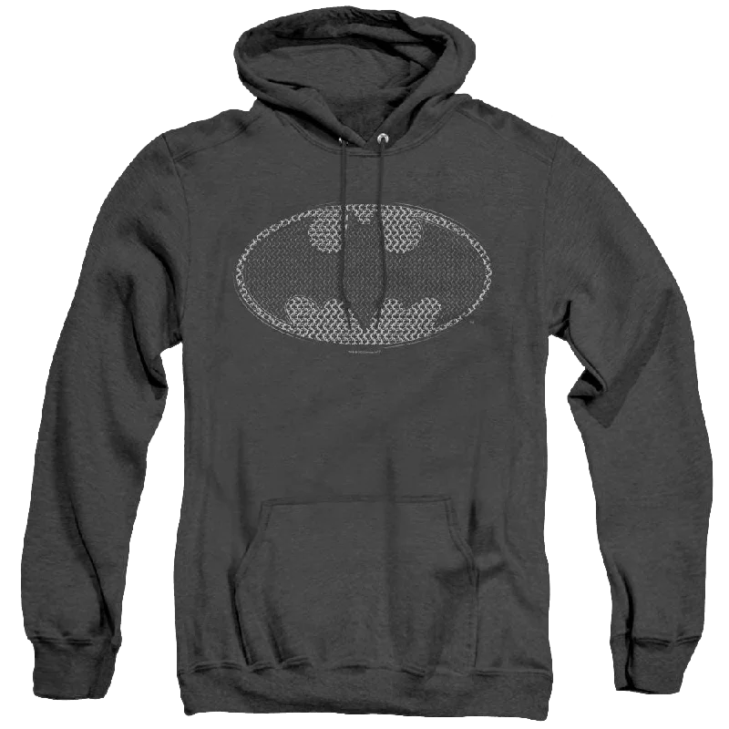 Dc Batman Chainmail Shield - Heather Pullover Hoodie