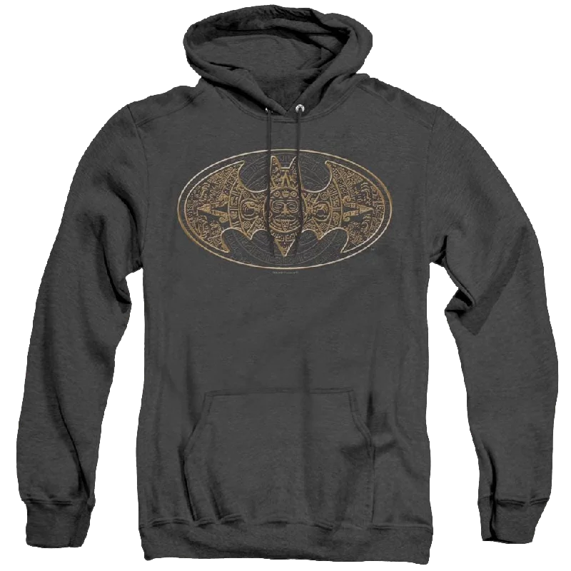 Dc Batman Aztec Bat Logo - Heather Pullover Hoodie