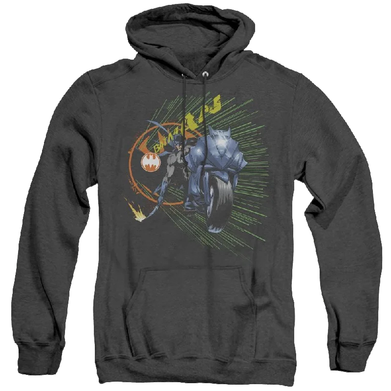 Dc Batman Batcycle - Heather Pullover Hoodie