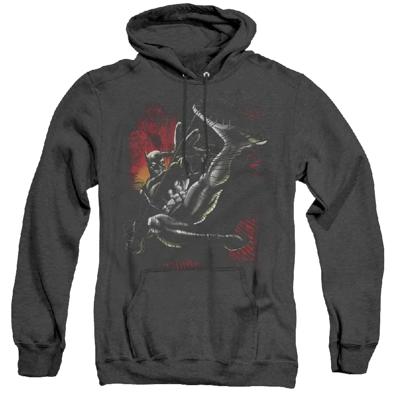 Dc Batman Kick Swing - Heather Pullover Hoodie