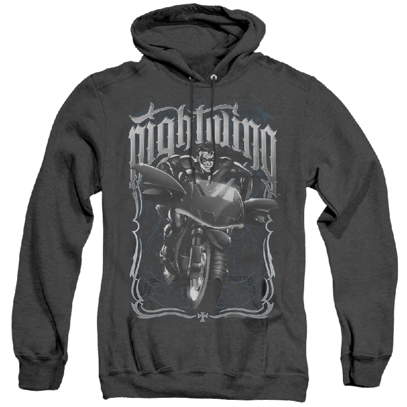 Nightwing Nightwing Biker - Heather Pullover Hoodie