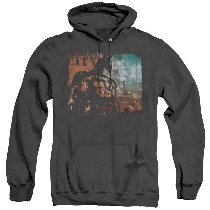 Batman Arkham City City Knockout - Heather Pullover Hoodie