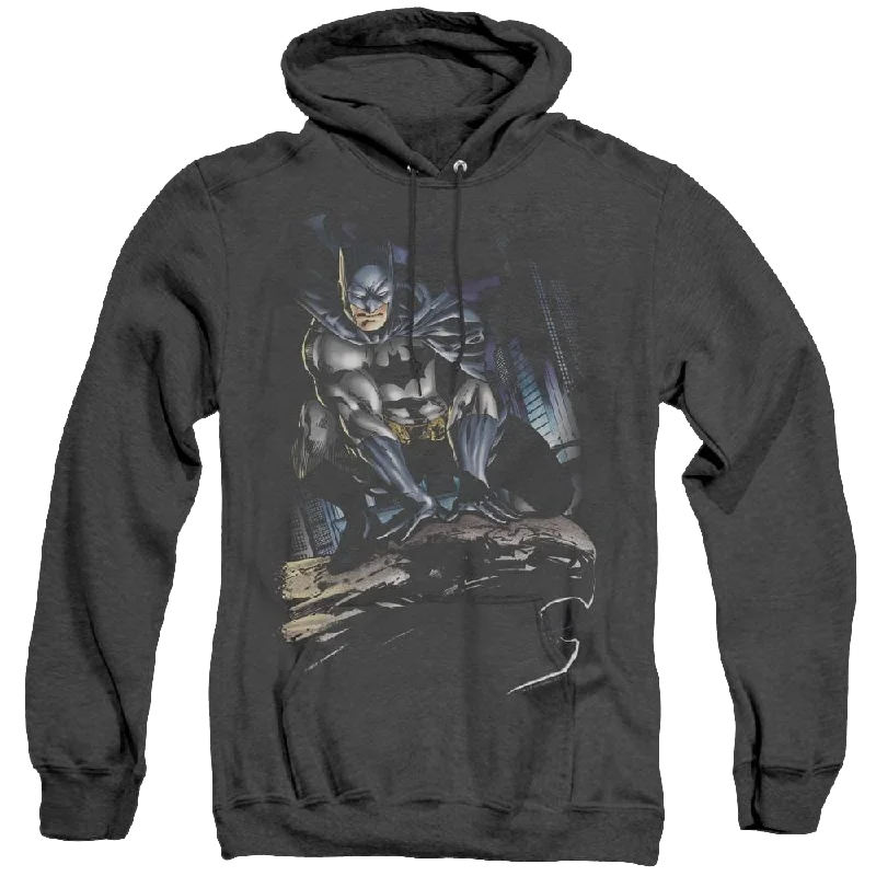 Dc Batman Perched - Heather Pullover Hoodie