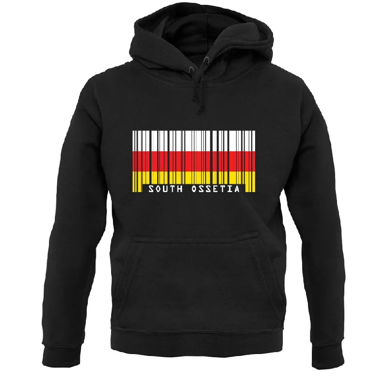 South Ossetia  Barcode Style Flag Unisex Hoodie