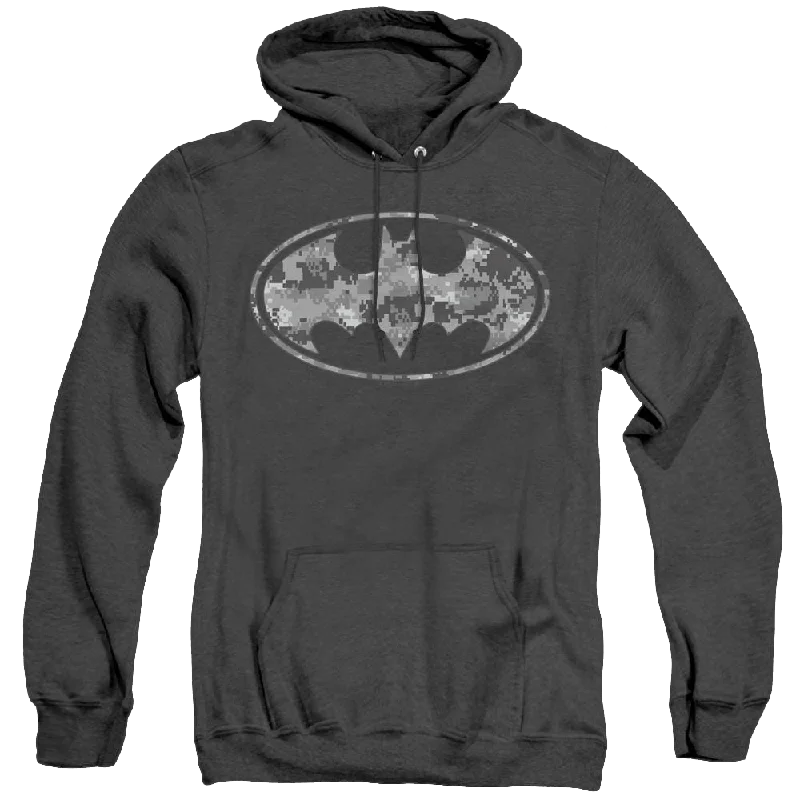 Dc Batman Urban Camo Shield - Heather Pullover Hoodie