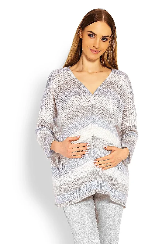 Loose Oversize Cut Pregnancy Sweater  PeeKaBoo