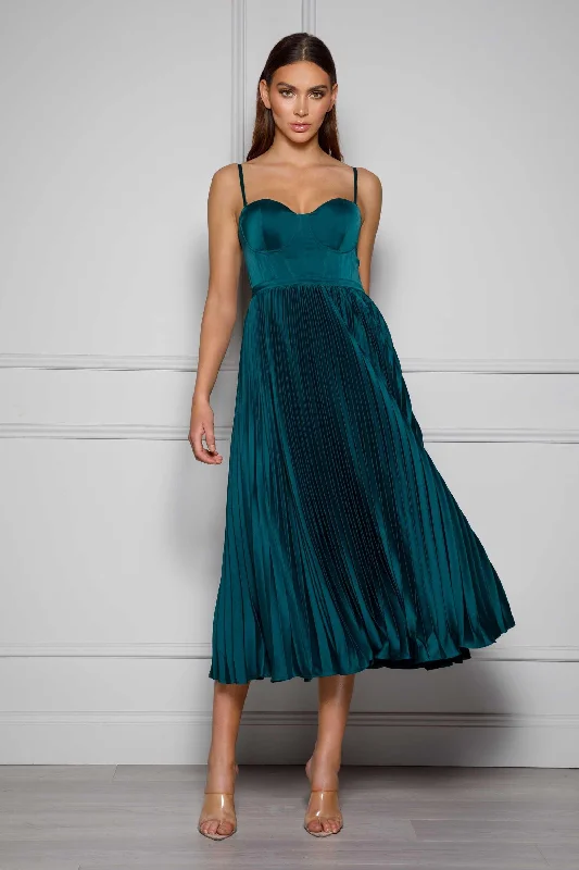 Milan Dress - Emerald Green