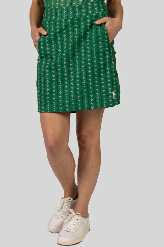 Cocktail Seersucker Women's Spinner Skirt