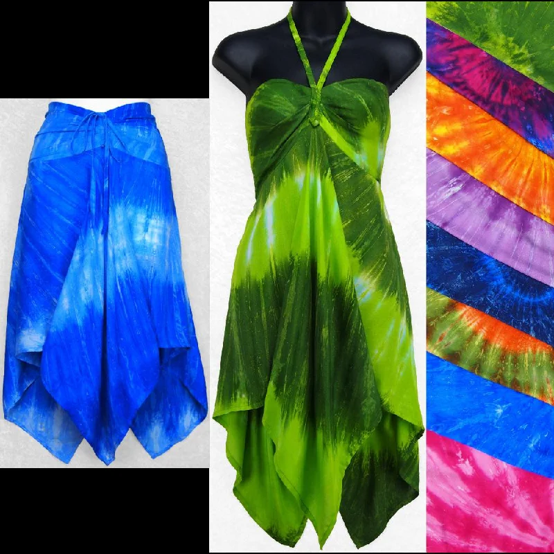 Nebula Tie-Dye Convertible Top/Skirt