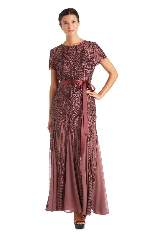 R&M Richards 7285 Long Mother Of The Bride Dress