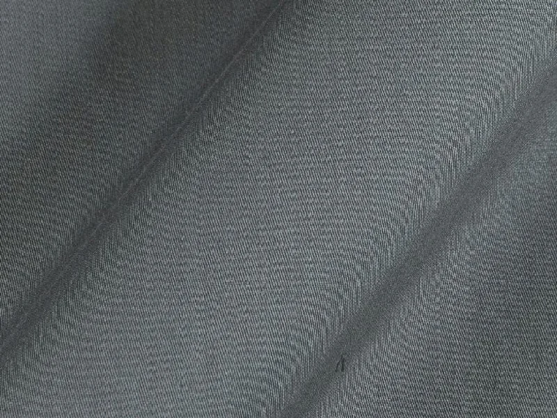 Ash Gray Plain Dyed Cotton Satin Fabric