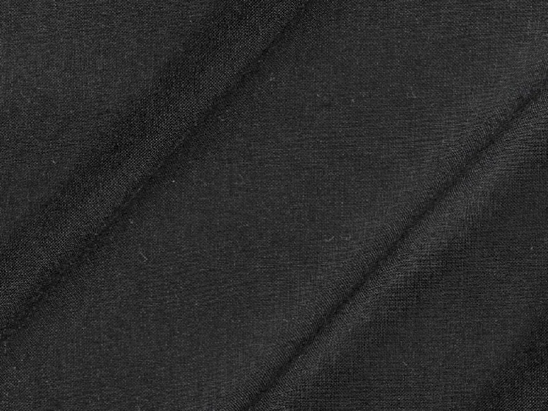 Black Plain Dyed Rayon Fabric