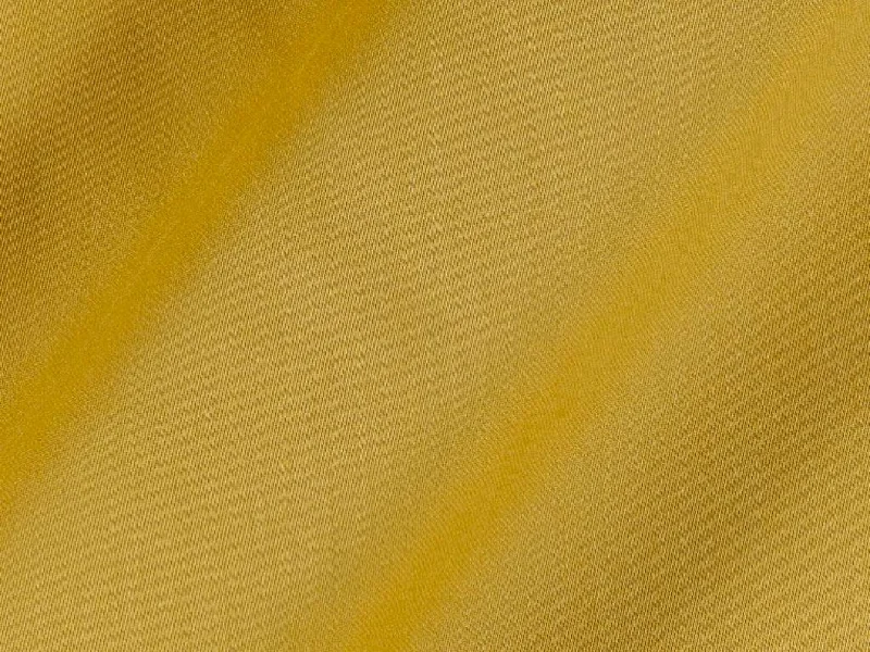 Bright Yellow Plain Dyed Cotton Satin Fabric