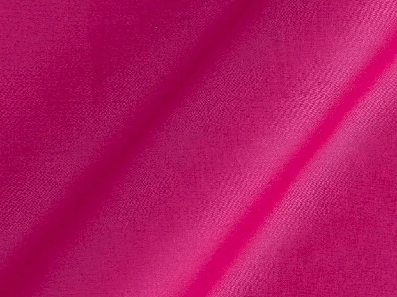 Crimson Red Plain Dyed Cotton Satin Fabric