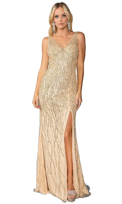 Dancing Queen 4418 - Embellished Sheath Prom Dress