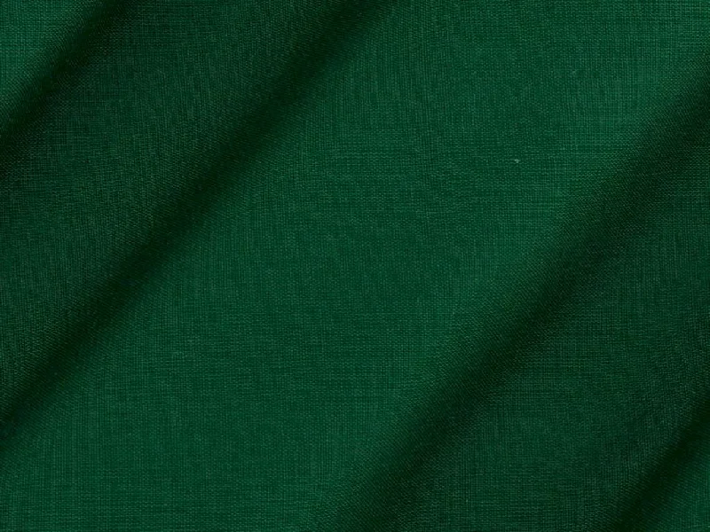 Dark Green Plain Dyed Rayon Fabric