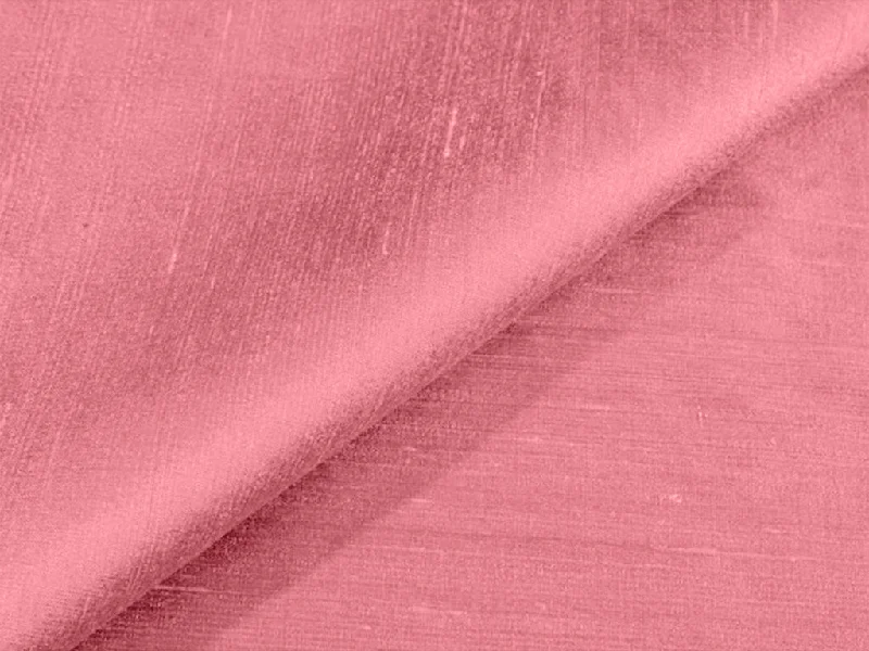 Dusty Pink Plain Bangalore Raw Silk Fabric