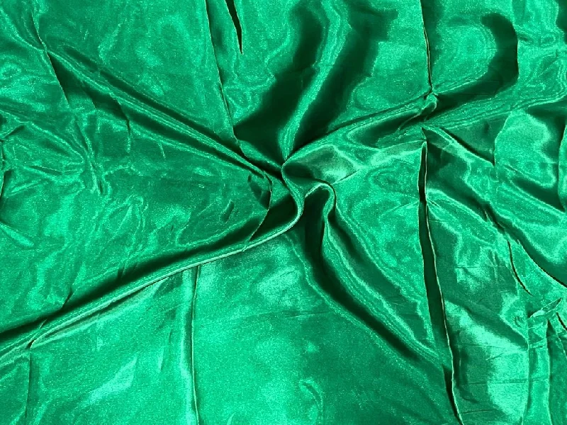 Emerald Green Plain Japan Silky Satin Fabric