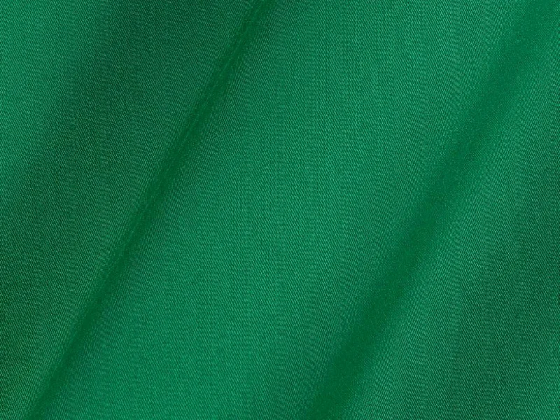 Emerald Green Plain Dyed Cotton Satin Fabric