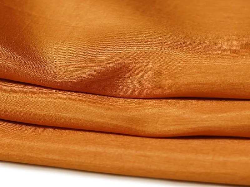 Golden Plain Viscose Dola Silk Fabric