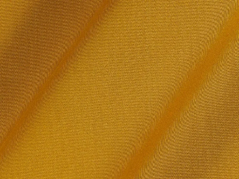 Golden Yellow Plain Dyed Cotton Satin Fabric