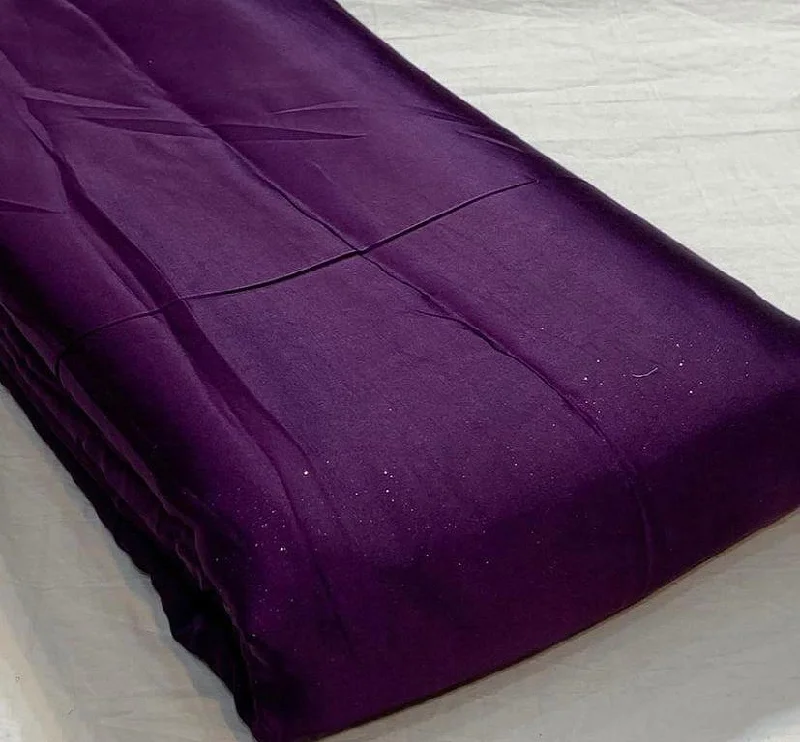 Grape Purple Plain Modal Silk Fabric