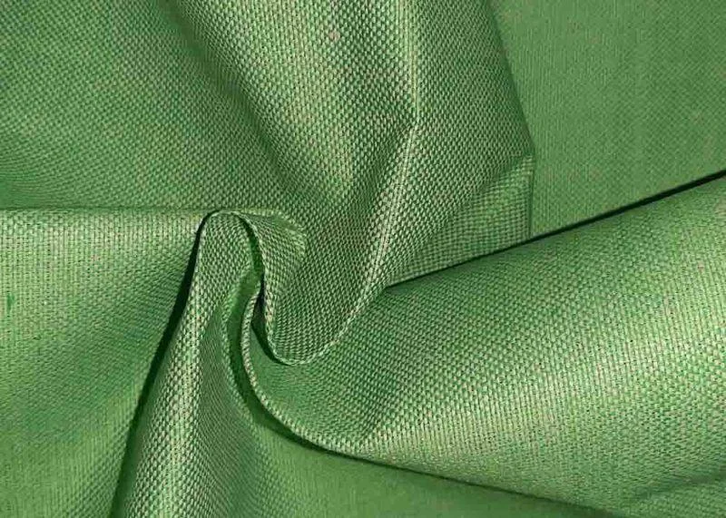 Green Plain Yarn Dyed 4 Ply Cotton Fabric