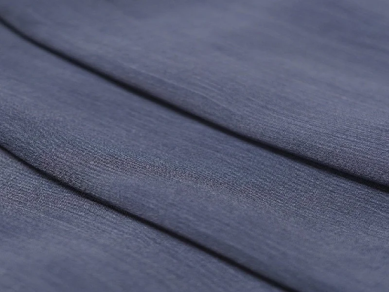 Gray Plain Viscose Chinon Chiffon Fabric