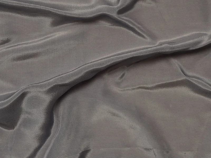 Gray Plain Viscose Natural Crepe Fabric