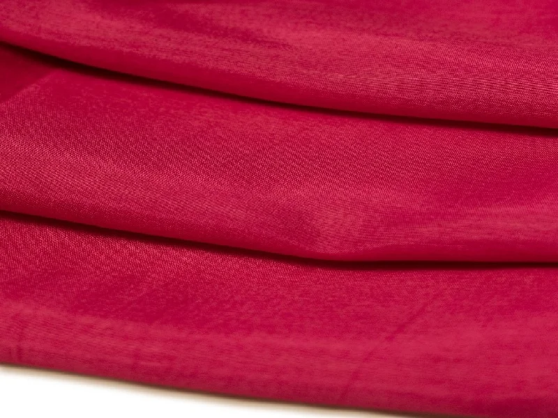 Hot Pink Plain Viscose Dola Silk Fabric