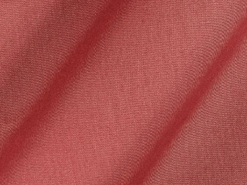 Hot Coral Pink Plain Dyed Cotton Satin Fabric