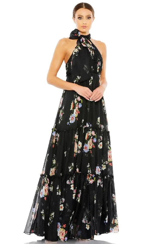 Ieena Duggal 55814 - Sleeveless Halter Neck Prom Dress Boho unclassified dresses