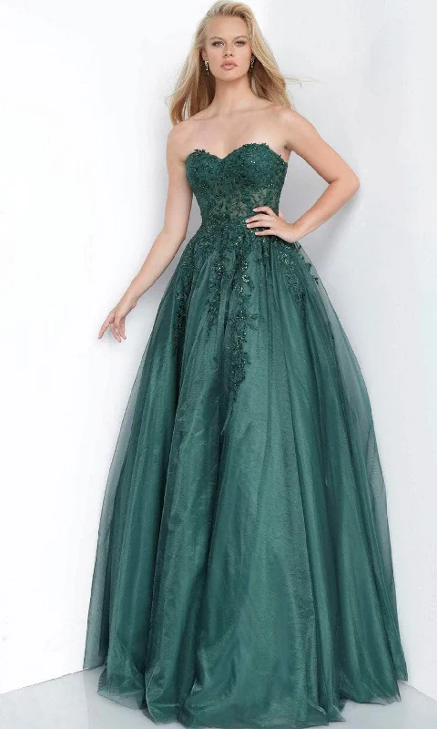 Jovani 00915 - Embroidered Sweetheart Prom Dress