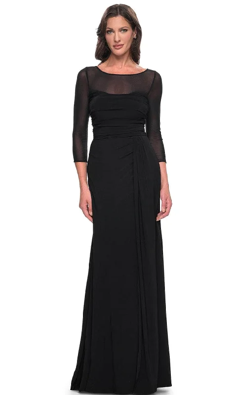 La Femme 30230 - Illusion Sheath Formal Dress