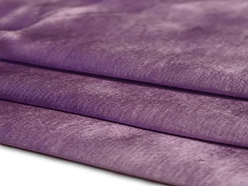 Lavender Plain Viscose Gaji Silk Fabric